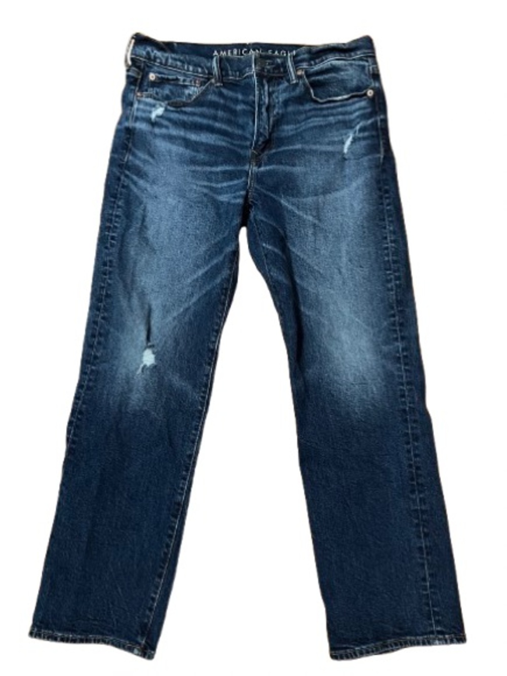 American Eagle Outfitters Men's Blue Relaxed Straight Denim Jeans Size 32